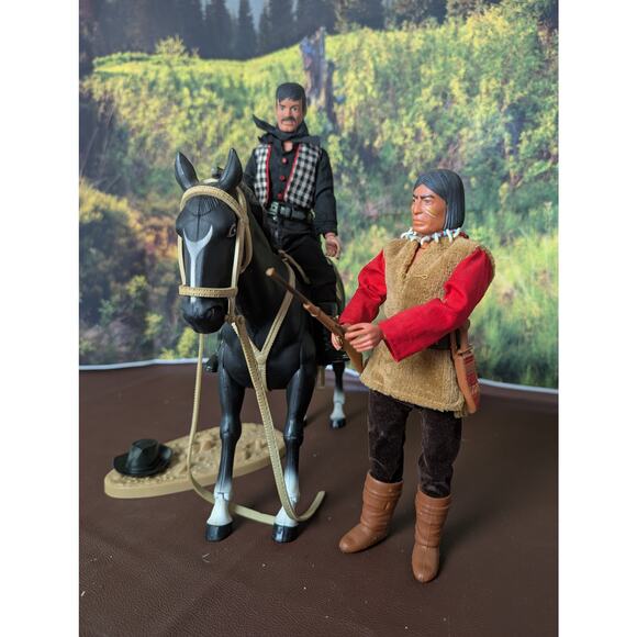 Vintage Gabriel Marx Lone Ranger Series Horses & Riders Lot - Picture 4 of 10